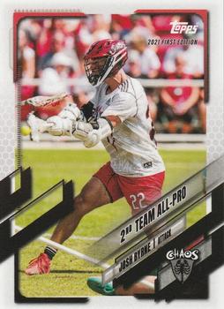 2021 Topps Premier Lacrosse League First Edition #43 Josh Byrne Front